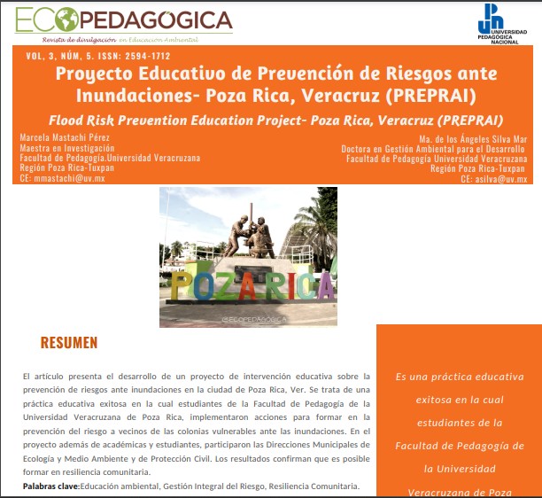 Proyecto Educativo de Prevención de Riesgos ante Inundaciones- Poza Rica, Veracruz (PREPRAI)