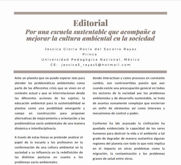 Ecopedagógica 5 – Editorial