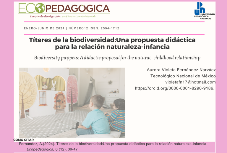 Títeres de la biodiversidad: Una propuesta didáctica para la relación naturaleza-infancia
