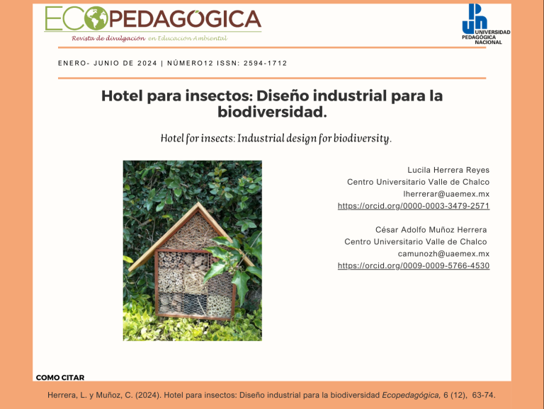 Hotel para insectos: Diseño industrial para la biodiversidad.
