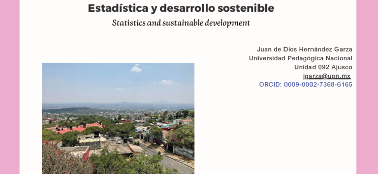 Estadística y desarrollo sostenible