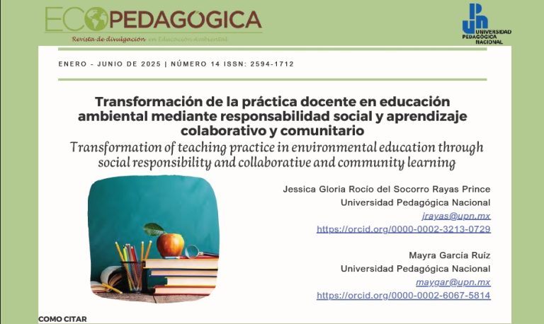 Transformación de la práctica docente en educación ambiental mediante responsabilidad social y aprendizaje colaborativo y comunitario