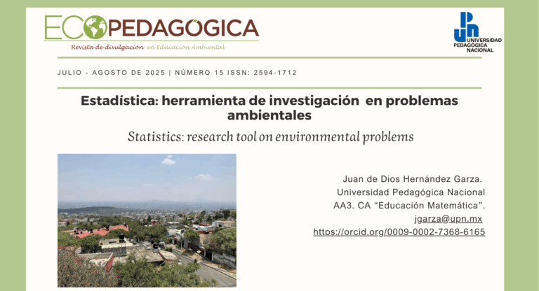 Estadística: herramienta de investigación en problemas ambientales
