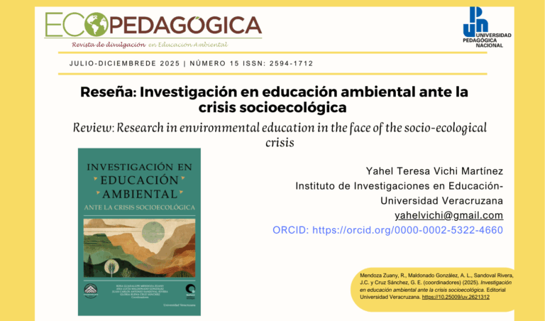 Reseña: Investigación en educación ambiental ante la crisis socioecológica.