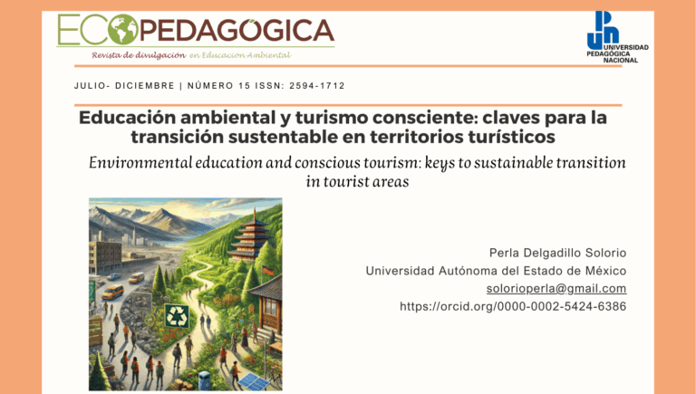 Educación ambiental y turismo consciente: claves para la transición sustentable en territorios turísticos